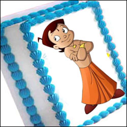 "Chotta Bheem - 2kg (Photo cake) - Click here to View more details about this Product